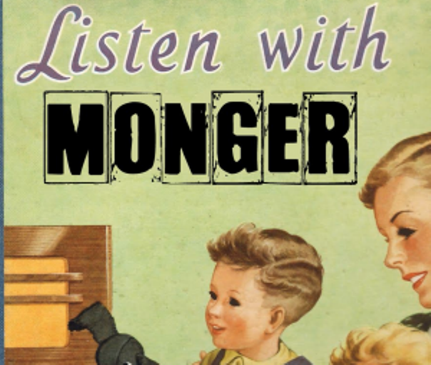 Listen With Monger logo